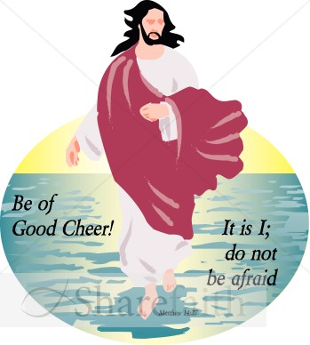 Jesus Walks on Water with Words