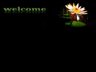 Welcome PowerPoint with a Daisy