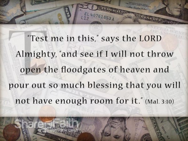 Test the Tithe Christian Background
