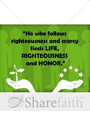 Righteousness Background Image