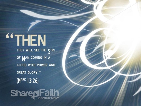 Son of Man Coming Christian Wallpaper