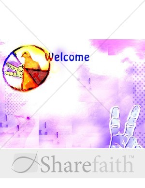 Welcome with Peace Background