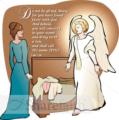 Mary Listens to the Angel Gabriel