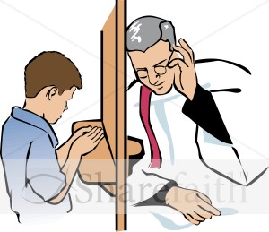 Boy in Confessional