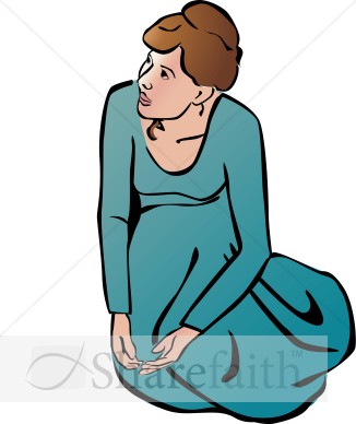 Mary on her Knees