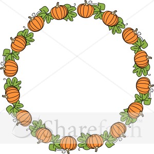 Round Pumpkin Border
