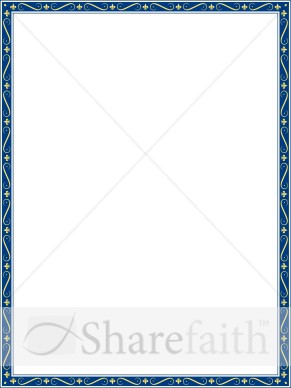 Fleur de Lis and Swirls Border