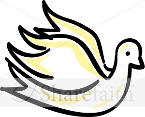 Dove with Yellow Shading