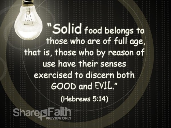 Light Bulb and Hebrews Verse