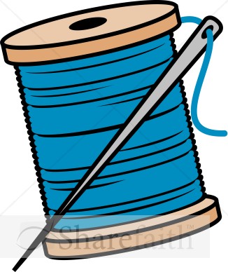 Needle and Thread Clipart