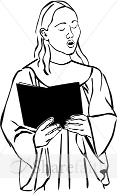Choir Singer Clipart