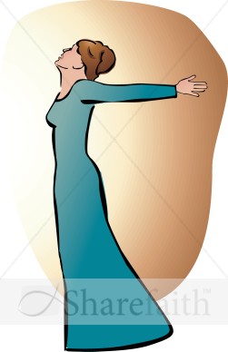 Mary and the Annunciation Clipart