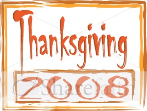2009 Thanksgiving Clipart