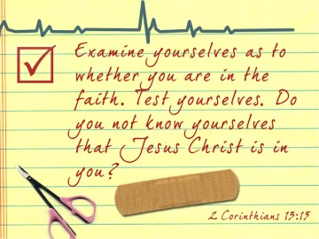 Spiritual Check Up PowerPoint