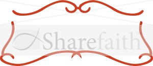 Simple Red Scroll Frame