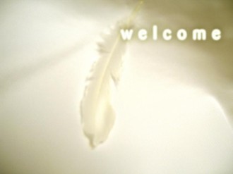 Welcome with Feather Photo