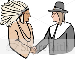 Thanksgiving Handshake Clipart