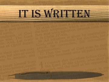 Inspiration of God PowerPoint
