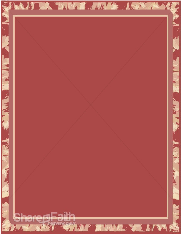 Autumn Religious Border