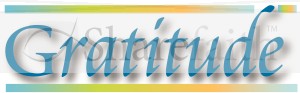 Gratitude Word Art