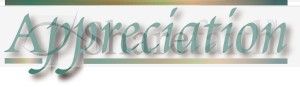 Appreciation Word Art