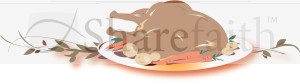Turkey Platter Clipart