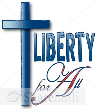 Liberty Cross Word Art