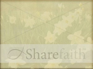 Faded Tulips Christian Background
