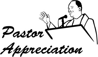 Pastor Appreciation in Black and White