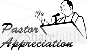 Pastor Appreciation in Black and White