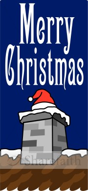 Santa in the Chimney