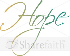 Hope Word Art