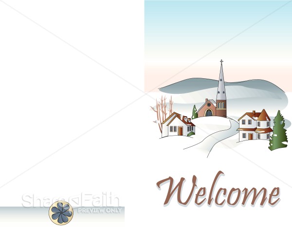 Little Town in Winter Program Cover