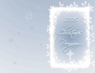 2008 Christmas Program