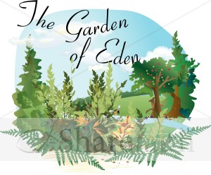 Garden of Eden Word Art