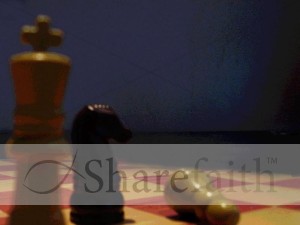Chess Pieces Religious Photograph