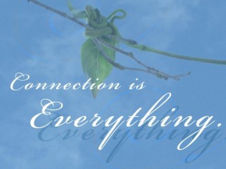 Connected Vine Christian Background