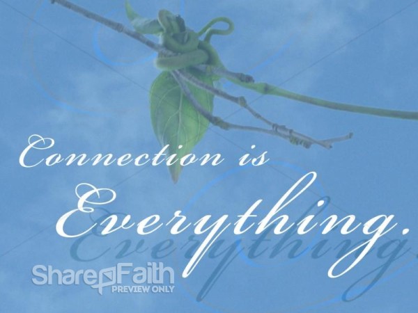 Connected Vine Christian Background