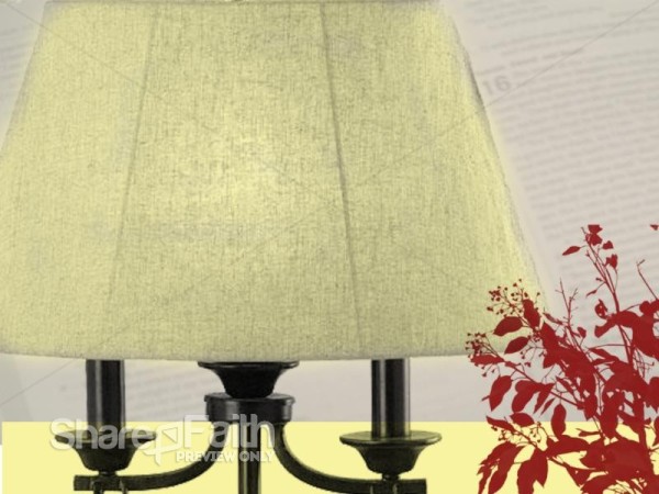 Light and Bible Background Photo