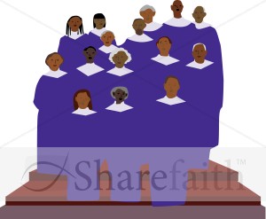 African American Gospel Singers Clipart