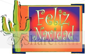 Cactus and Feliz Navidad
