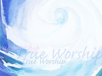 True Worship Christian Background