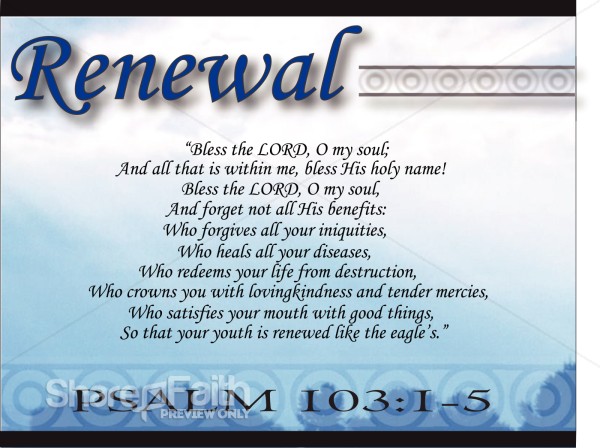 Renewal Photo with Scripture