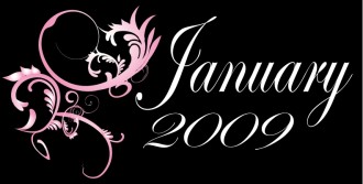 January 2009 Clipart