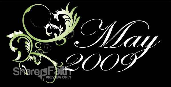 May 2009 Clipart
