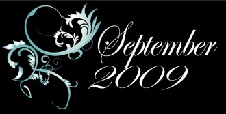 September 2009 Clipart