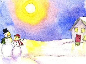 Winter Wonderland and Christmas Star PowerPoint