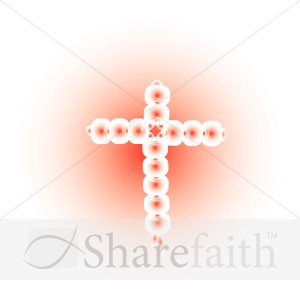 Cross in Shades of Red