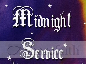 Midnight Service Christian Background