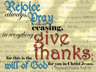 Give Thanks Religious Background Photo